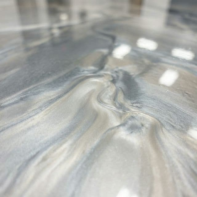 3D River Epoxy Kitchen Floor