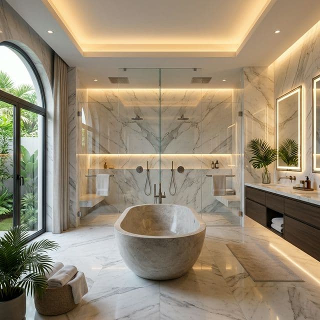 Spa-Inspired Primary Bath